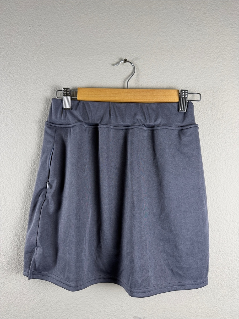 Size M Women's Slate Gray A-Line Skirt